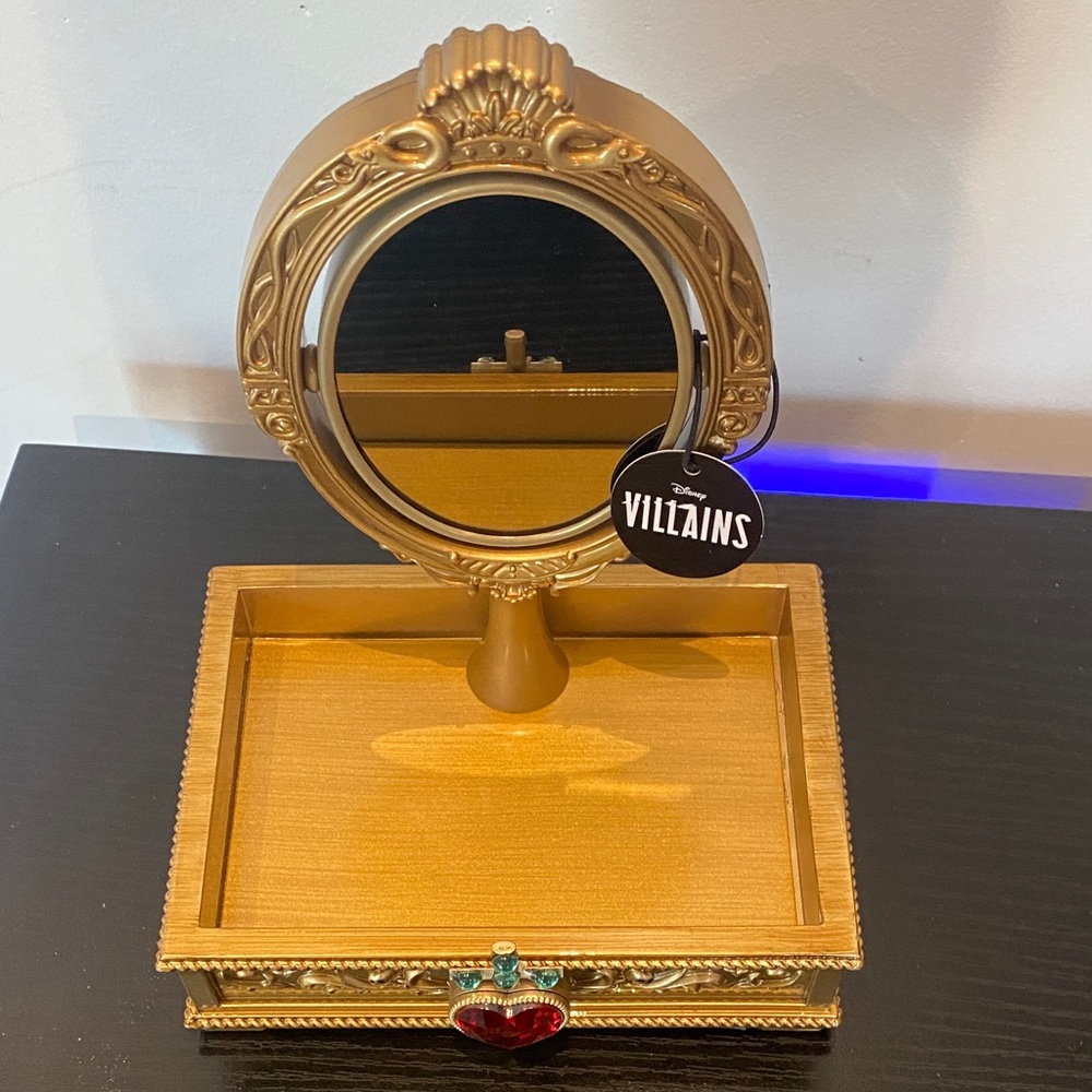 Bath & Body Works Gold Mirror Jewelry Tray